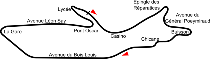 Circuit de Pau 1933.svg- Pau Classic Grand Prix
