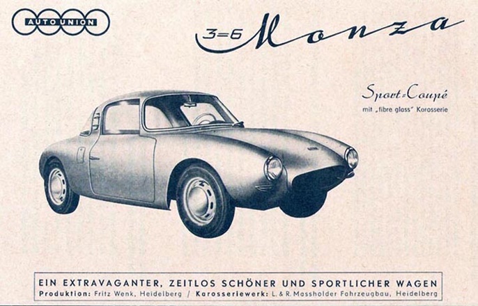 Publicite DKW Monza- DKW Monza