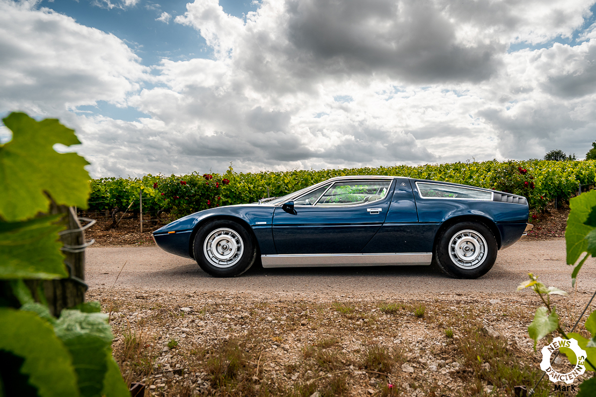 Maserati Bora Comparatif Profil- Maserati Bora