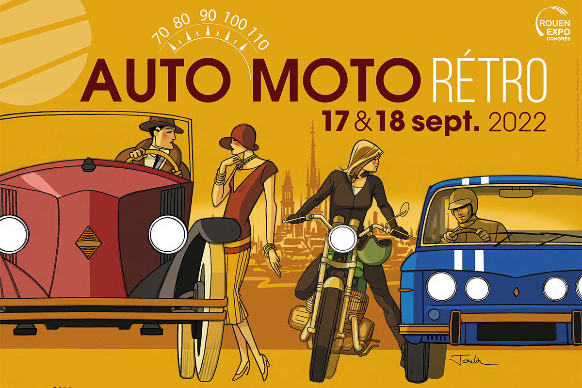 Auto Moto Rétro Rouen 2022 : des Renault et des Kawa au programme