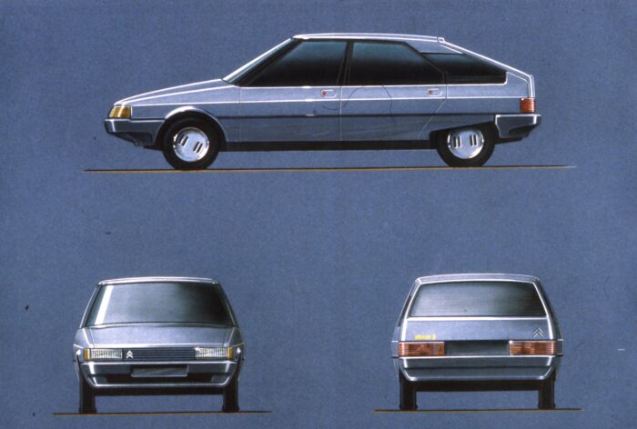 Etudes Bertone Citroen XB-