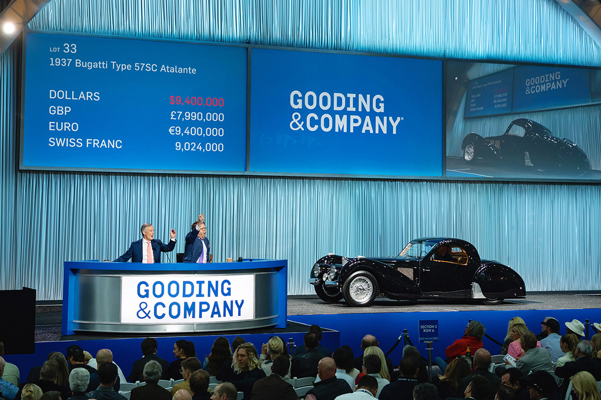Pebble Beach Auctions 2022 : gros résultats pour Gooding & Co !