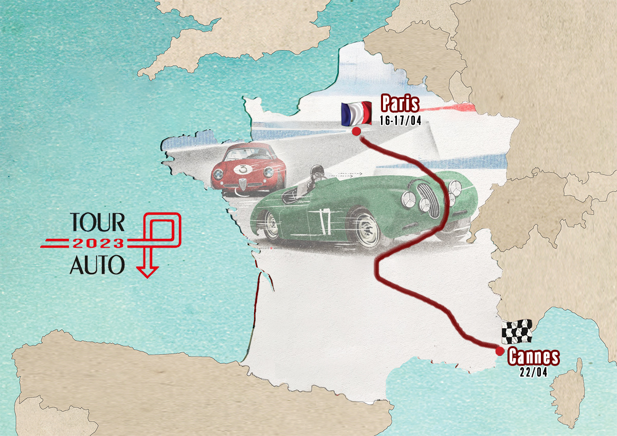 Le Parcours du Tour Auto 2023 est connu… en entier cette fois !