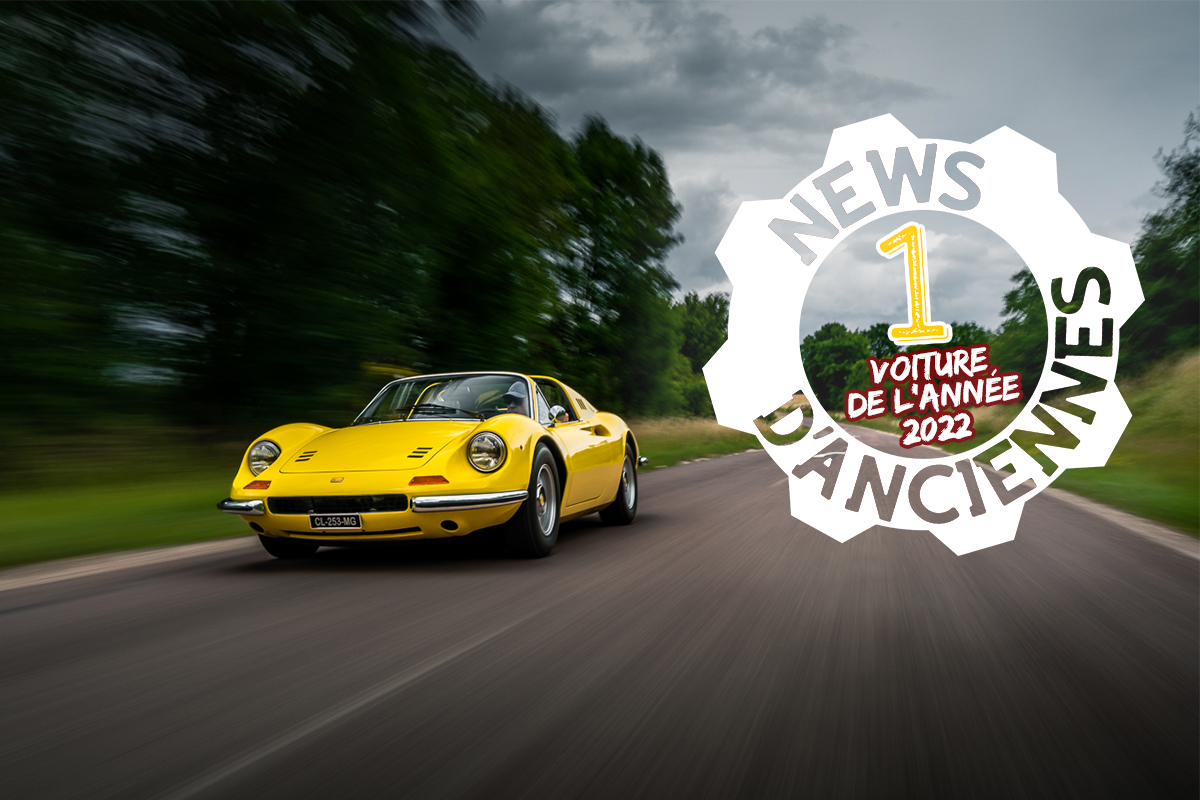 La Dino 246 GTS, la voiture de l&rsquo;année News d&rsquo;Anciennes (palmarès complet)