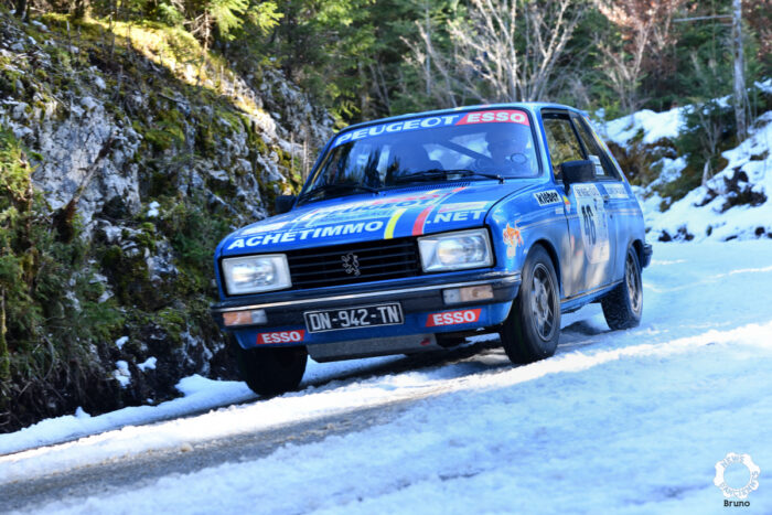Peugeot 104 au Neige et Glace 2023