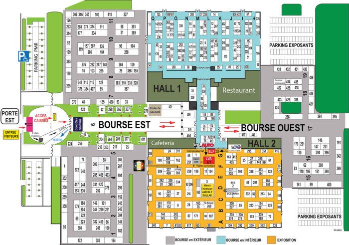 Plan du Salon de Reims 2023-