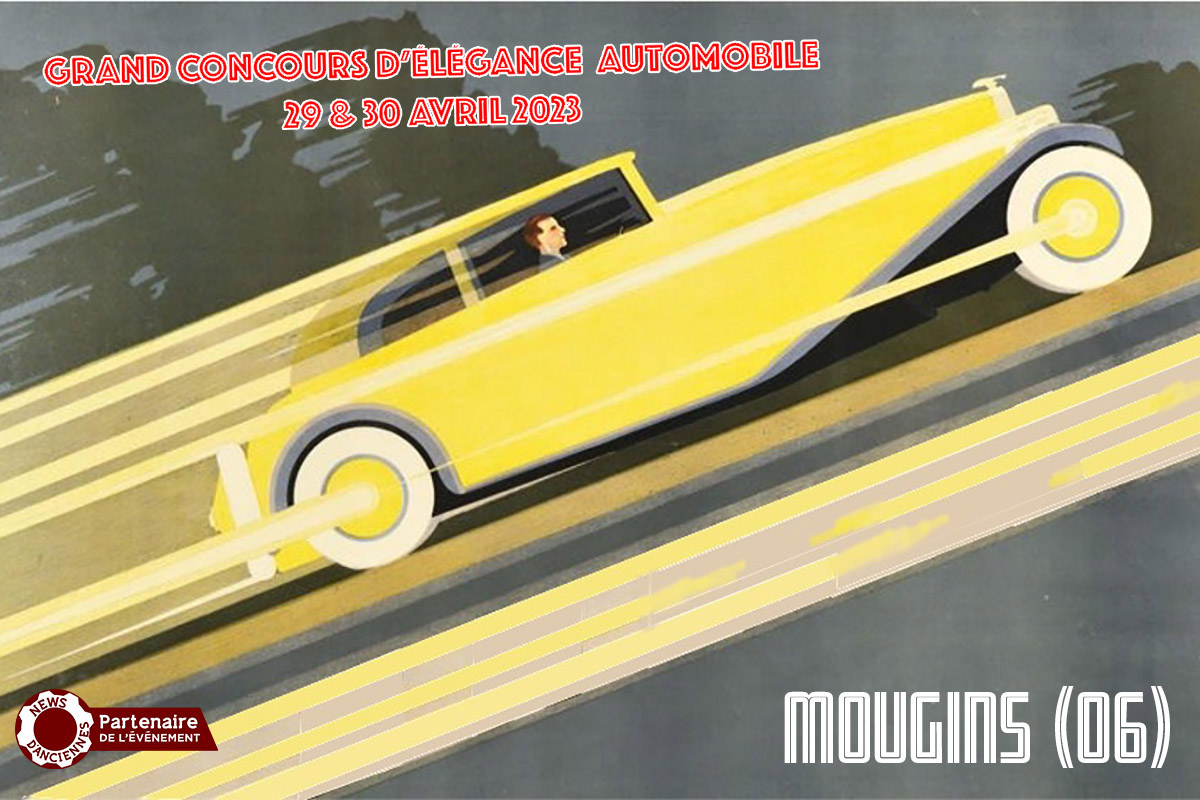 Concours d&rsquo;Élégance de Mougins, les belles autos se préparent pour une bonne cause