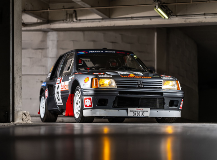 Peugeot 205 T16 Evo1 de la Vente Aguttes du Tour Auto 2023