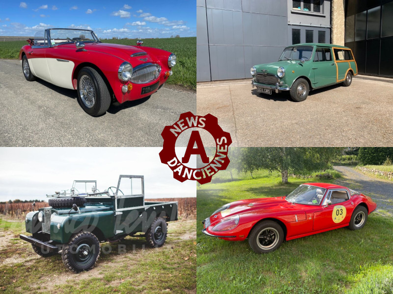 4 petites annonces de voitures anciennes, pour filer à l&rsquo;anglaise