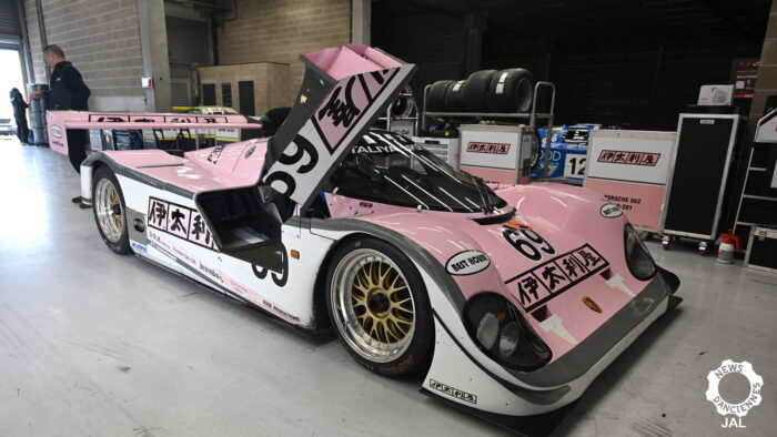 Porsche 962 C dans les paddocks de Spa Classic 2023