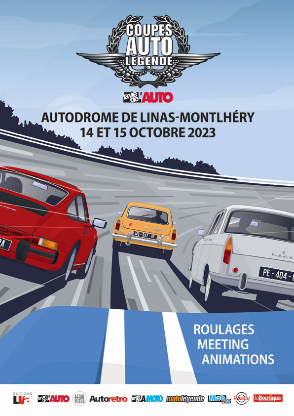 Affiche Coupes Auto Legende-