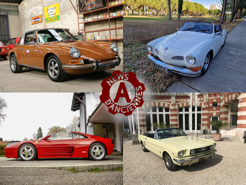 4 petites annonces de voitures anciennes, pour prendre l&rsquo;air