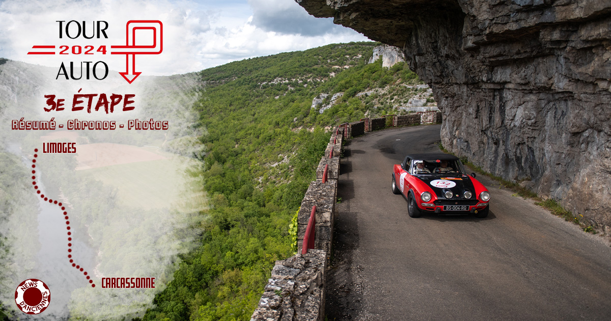 Tour Auto 2024 : les résultats de la 3e étape, Limoges – Carcassonne