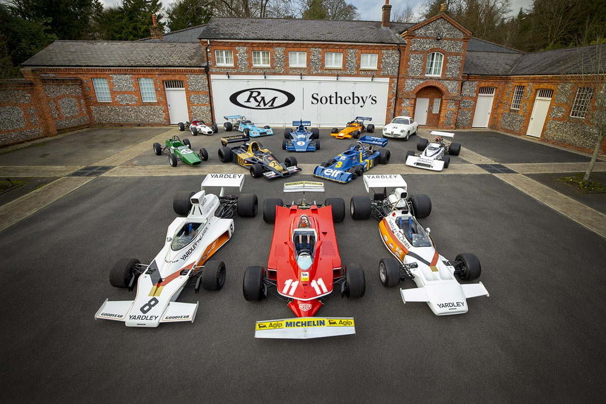 La collection Jody Scheckter entre autres superbes lots pour la vente RM Sotheby&rsquo;s de Monaco