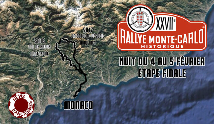 Guide du Monte Carlo Historique 2025 Carte Recapitulative de la Nuit du Turini par News dAnciennes- Rallye Monte-Carlo Historique 2025