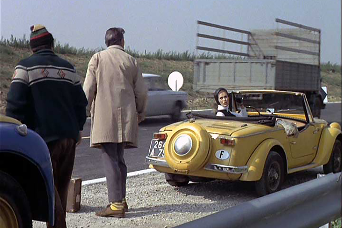 Casting d&rsquo;Anciennes : La Siata Spring 850 dans le film Trafic