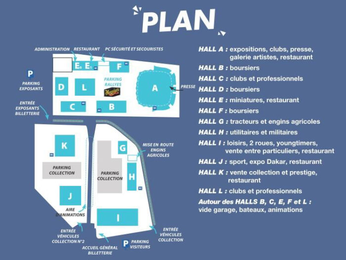 Plan du Motor Passion Avignon 2025-