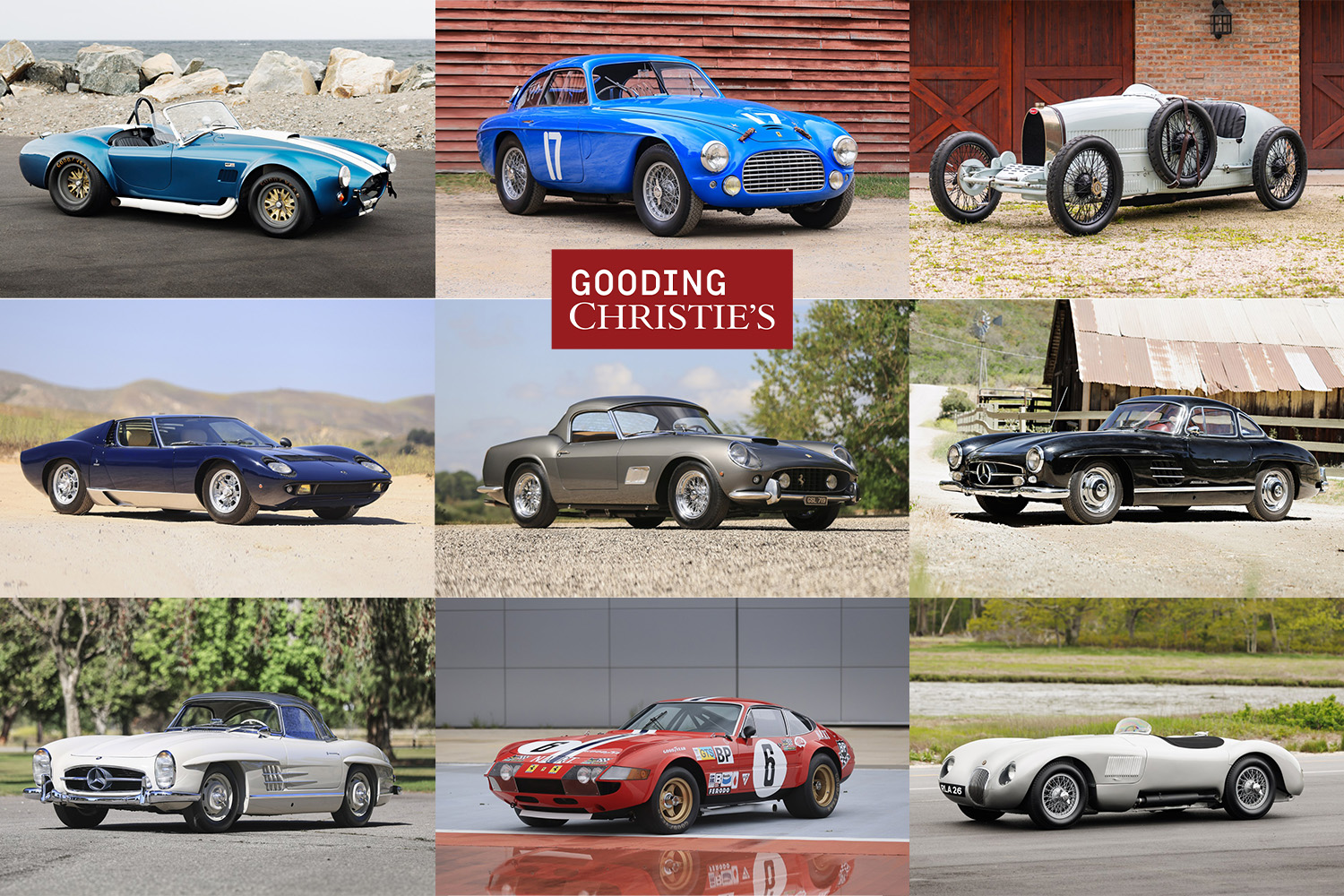 Énorme catalogue pour la vente Gooding Christie&rsquo;s de Pebble Beach