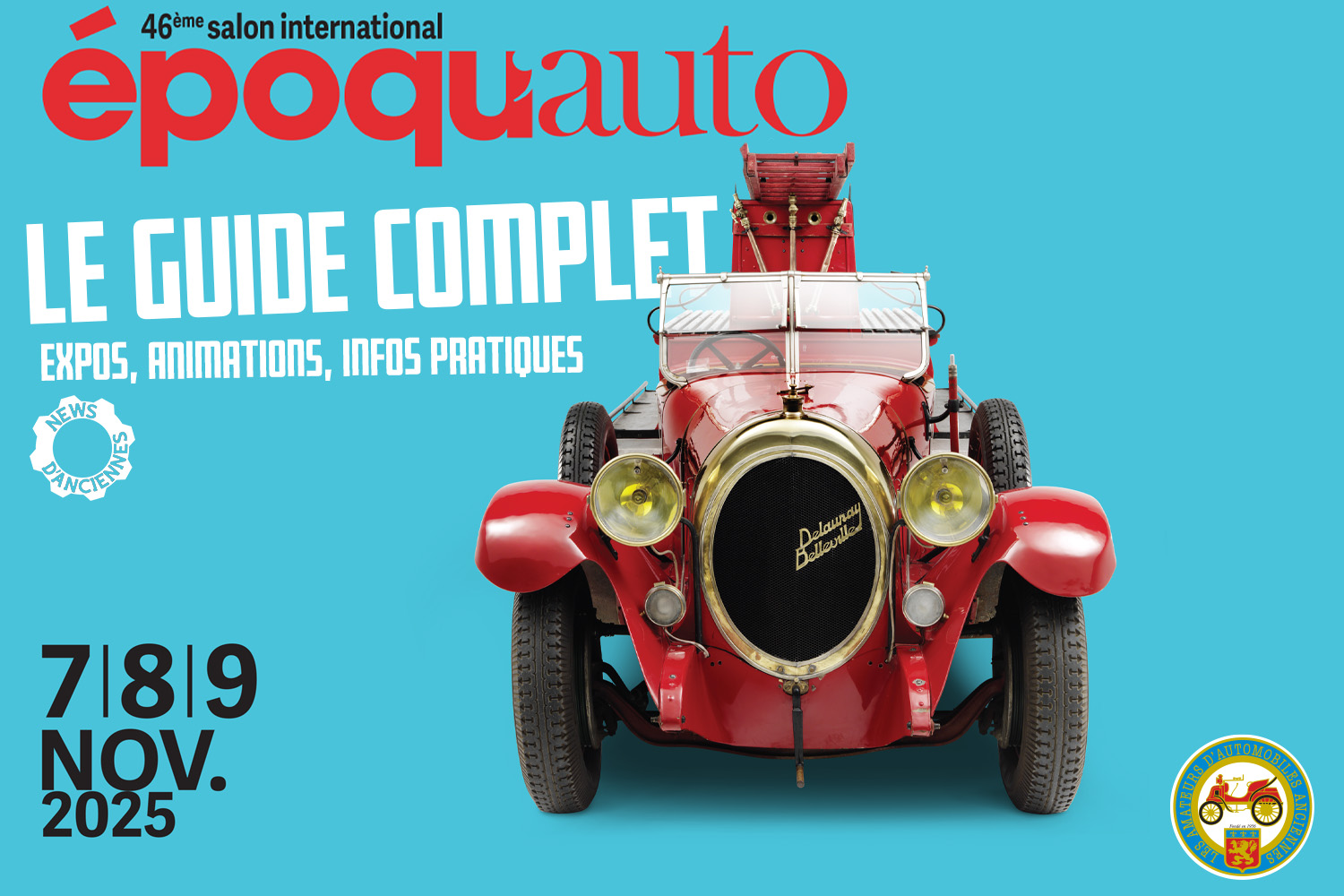 Epoqu&rsquo;Auto 2025, expos, animations, infos pratiques : le guide complet