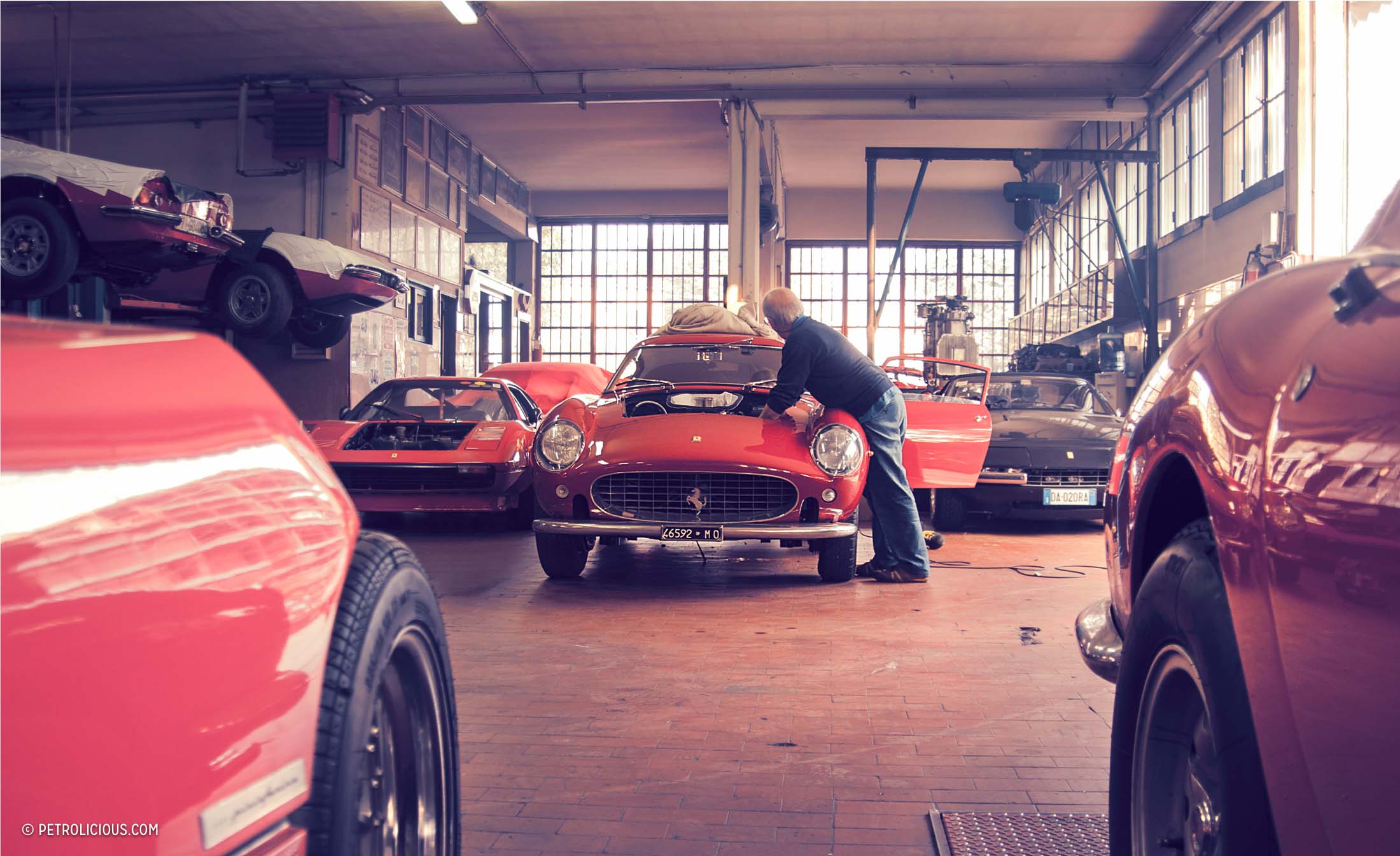Repère de belles italiennes : les ateliers de Maranello