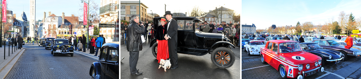 Parade automobile des Habits de Lumière à Epernay